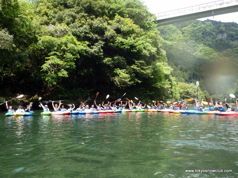 Kayaking in Okutama