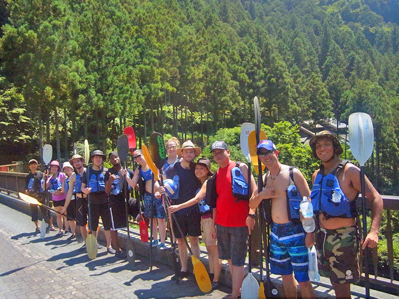 Kayaking in Okutama