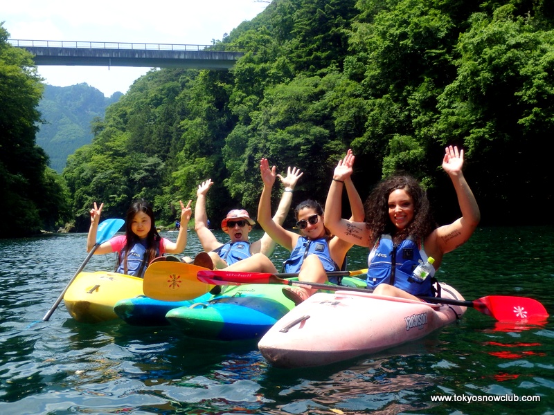 Kayaking in Okutama