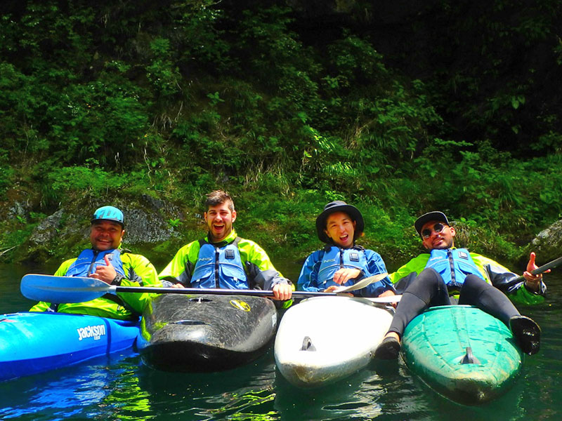 Kayaking in Okutama