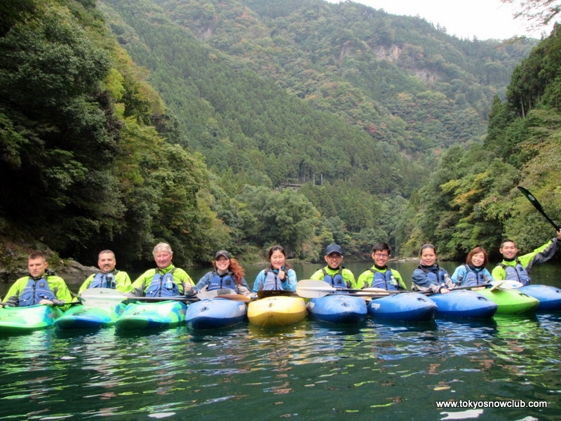 Kayaking in Okutama