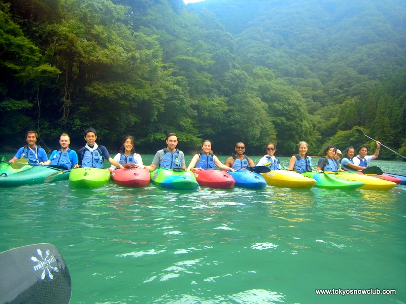 Kayaking in Okutama