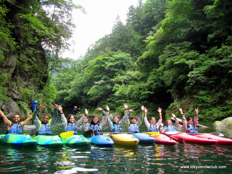 Kayaking in Okutama