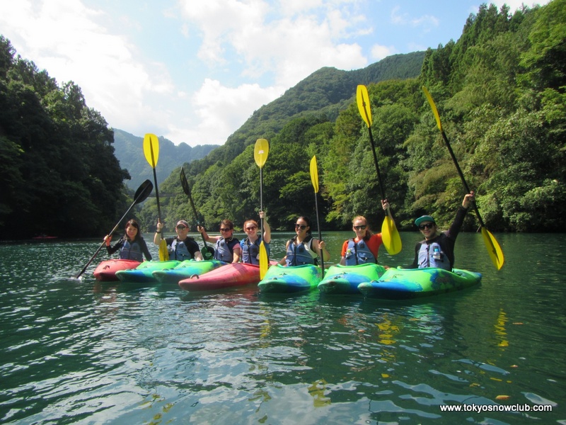 Kayaking in Okutama