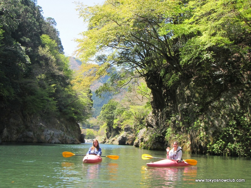 Kayaking in Okutama