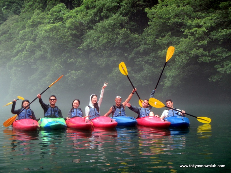 Kayaking in Okutama