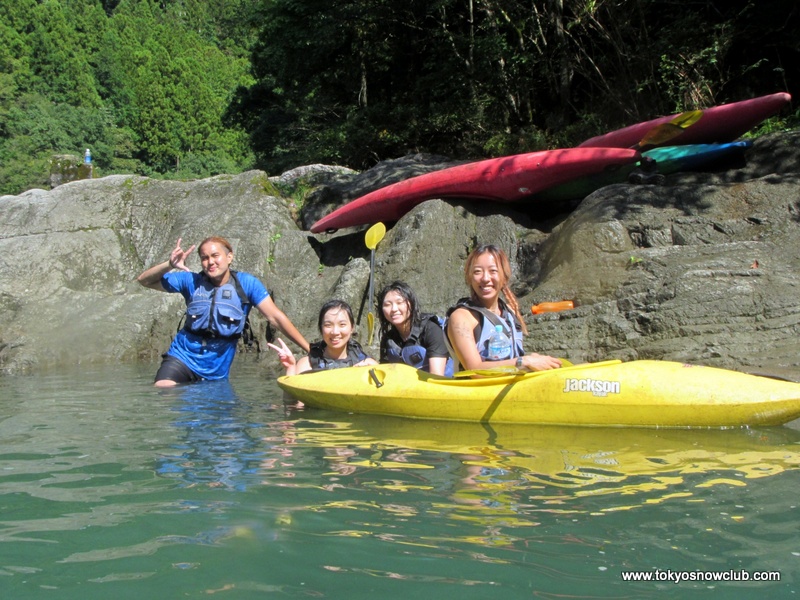 Kayaking in Okutama