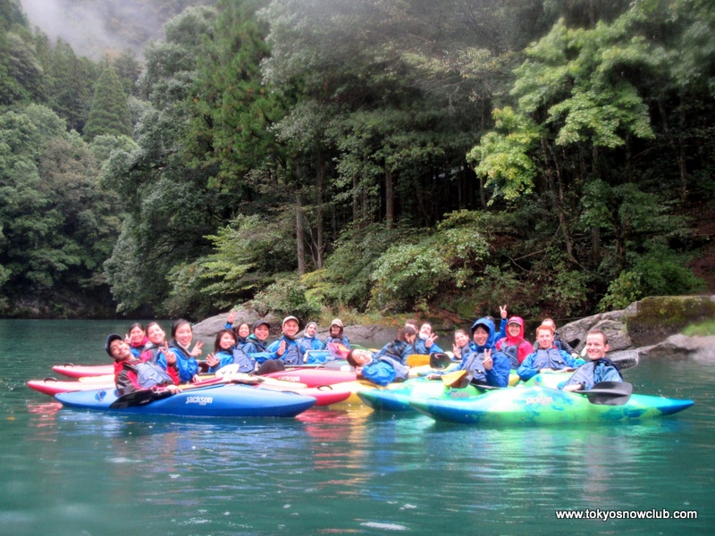 Kayaking in Okutama