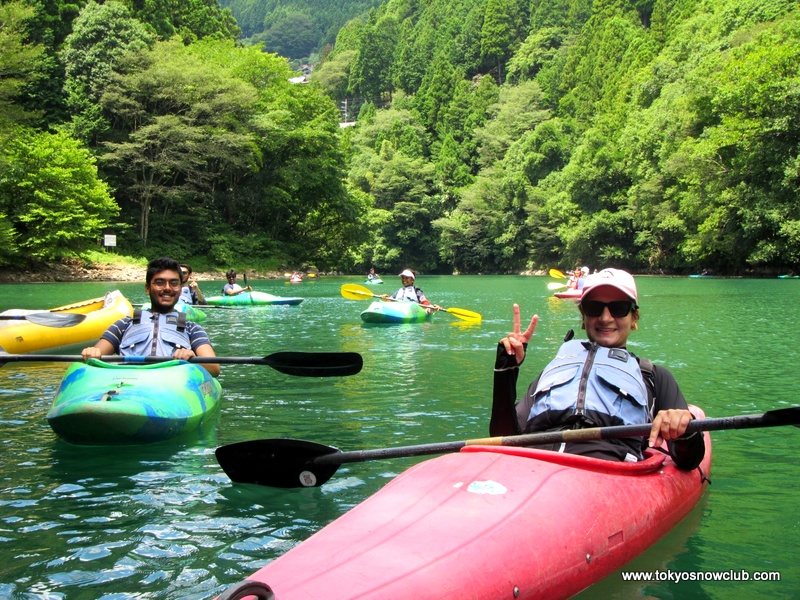 Kayaking in Okutama