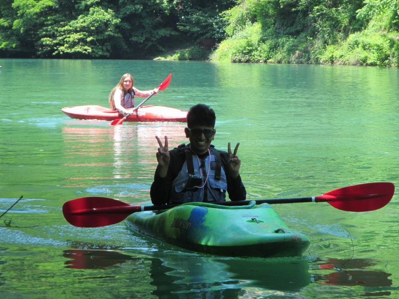 Kayaking in Okutama