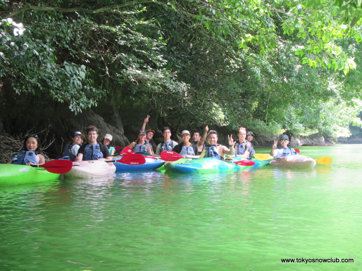 Kayaking in Okutama