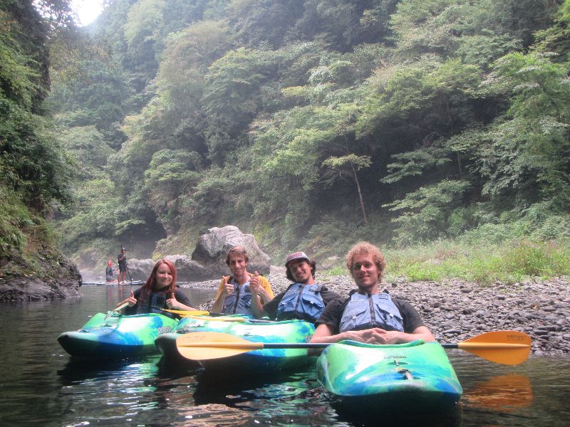 Kayaking in Okutama