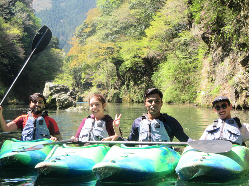 Kayaking in Okutama