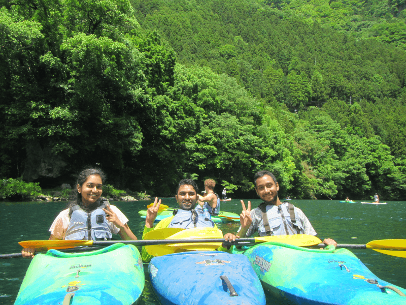 Kayaking in Okutama