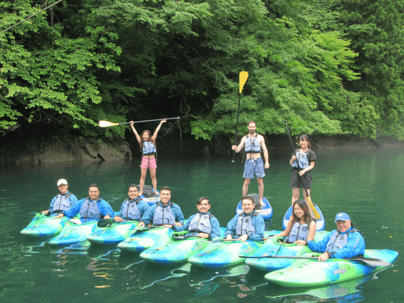 Kayaking in Okutama