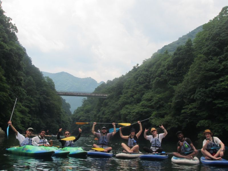 Kayaking in Okutama